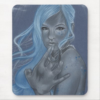 Mermaid's Touch Mousepad by katerinaart