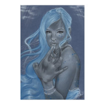 Mermaid's Touch Poster posters by katerinaart Mermaid's Touch Poster posters