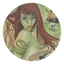 Mermaid's Treasure Sticker by katerinaart Mermaid's Treasure Sticker