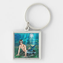 Merman Keychain
