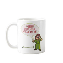 Merman/Microphone Mug mugs