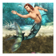 Mermen  Invitations