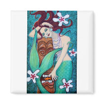 Mermiad's Tiki God Magnet