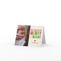 Merry and Bright Holiday Photo Card