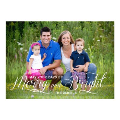 Merry and Bright | Holiday Photo Card