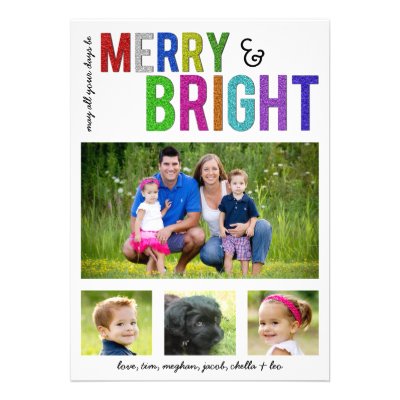 Merry and Bright | Holiday Photo Card