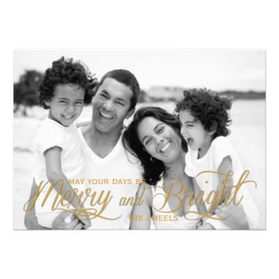 Merry and Bright | Holiday Photo Card