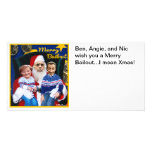 Merry Bailout Photo Card Template