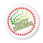 Merry Beading Refrigerator Magnets