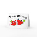 Merry Blitzmas Drunk Santa cards
