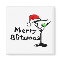 Merry Blitzmas magnets