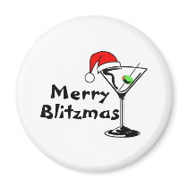 Merry Blitzmas magnets