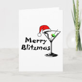 Merry Blitzmas Martini card
