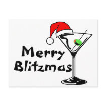 Merry Blitzmas postcards