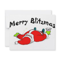 Merry Blitzmas Santa Custom Announcement
