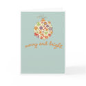 Merry & Bright Folded Greeting Card