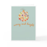 Merry & Bright Folded Greeting Card