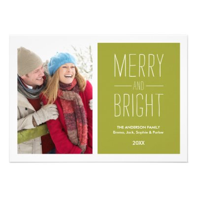 MERRY & BRIGHT  | HOLIDAY PHOTO CARD