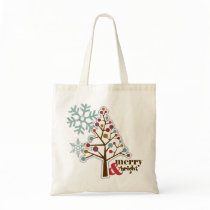 Merry & Bright Holiday Tote Bag