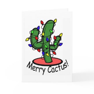 Merry Cactus card
