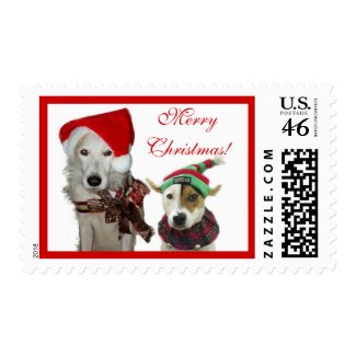 Merry Canine Christmas - Customized stamp