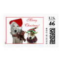 Merry Canine Christmas postage by dpoage Merry Canine Christmas postage