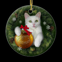 Merry Catmas ornaments