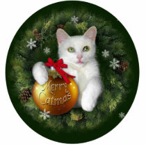 Merry Catmas photo sculptures
