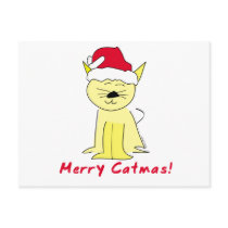 Merry Catmas Post Card