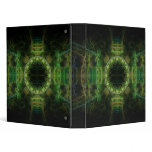 "Merry Chameleon" Fractal Art Vinyl Binder