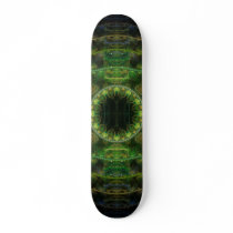 "Merry Chameleon" Fractal Art Skateboard