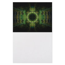 "Merry Chameleon" Fractal Art Stationery