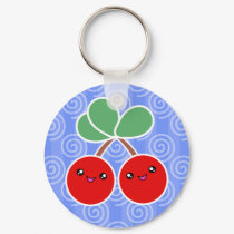 Merry Cherries Kawaii Keychain