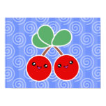 Merry Cherries Kawaii Poster