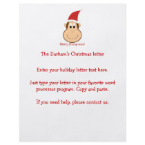 Merry Chimpmas! Christmas gifts flyers