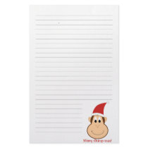 Merry Chimpmas! Christmas gifts stationery