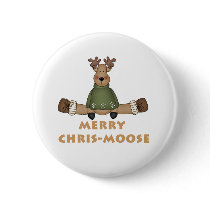 Merry Chris-Moose buttons by christmasshop Merry Chris-Moose buttons