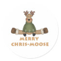 Merry Chris-Moose stickers