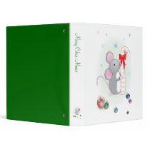 Merry Chris-Mouse - green binders by RankinOriginals Merry Chris-Mouse - green binders