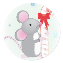 Merry Chris-Mouse stickers by RankinOriginals Merry Chris-Mouse stickers
