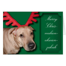 Merry Chrismahanukwanzakah Greeting Cards