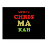 Merry Chrismakah postcards