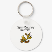 Merry Chrismas Now F*ck Off keychains