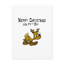 Merry Chrismas Now F*ck Off postcards