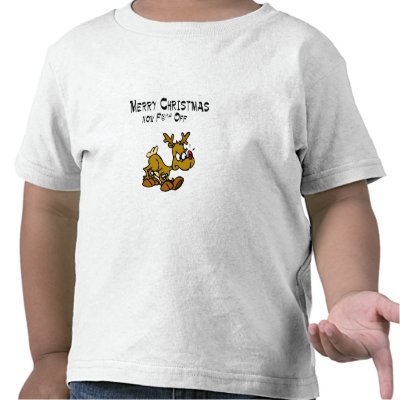 Merry Chrismas Now F*ck Off T-shirts by TeeZazzle