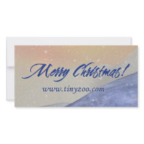 Merry Chrismtas 8x4 card Customized Photo Card