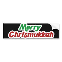 Merry Chrismukkah bumper stickers by BoogieMonst Merry Chrismukkah bumper stickers
