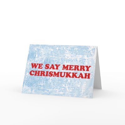 merry chrismukkah cards
