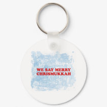 merry chrismukkah keychains