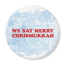 merry chrismukkah magnets